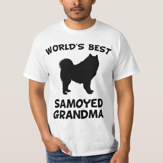World's Best Samoyed Grandma Dog Owner Tシャツ (正面)