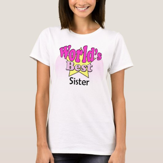 World's Best Sister Tシャツ (正面)