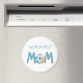 World's Best Soccer Mom Mother's Day Gift マグネット (インサイチュ (食洗機))