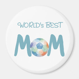 World's Best Soccer Mom Mother's Day Gift マグネット