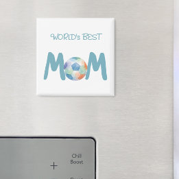 World's Best Soccer Mom Mother's Day Gift マグネット