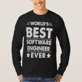 World's Best Software Engineer Ever Tシャツ (正面)