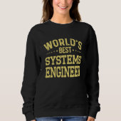 World's Best Systems Engineer Job Title Systems En スウェットシャツ (正面)