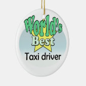 World's best Taxi driver セラミックオーナメント (右)