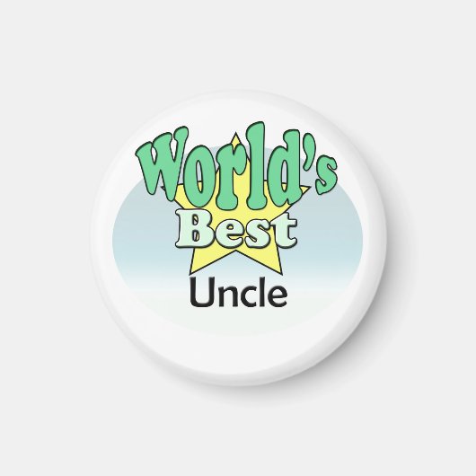 World's Best Uncle マグネット (正面)