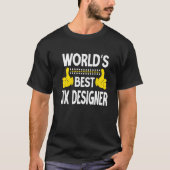 World's Best UX Designer Job Title Profession UX D Tシャツ (正面)