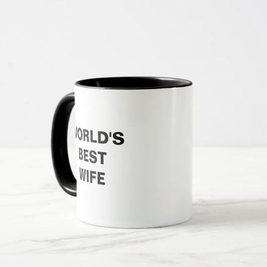 World's Best Wife  マグカップ (正面左)