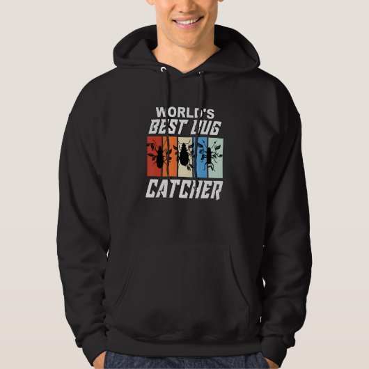 World's Bug 最高の Catcher Bug Hunter Bug パーカ (正面)