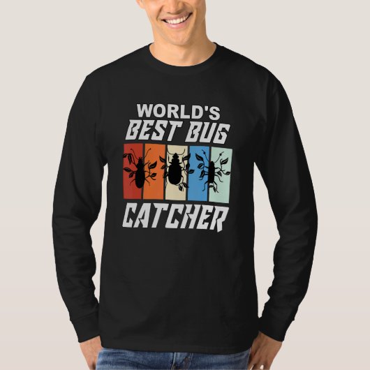 World's Bug 最高の Catcher Bug Hunter Bug Tシャツ (正面)