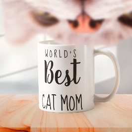World's Cat Mom -最高のカスタマイズ可能 コーヒーマグカップ