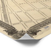 World's Columbian Exposition aの土産地図 ポスター (角)