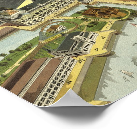 World's Columbian Exposition, Chicago, 1893 ポスター (角)