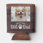 WORLD'S DOG最高のパパ2枚の写真ポー版木 缶クーラー (裏面)