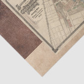 World's Fair Chicago Souvenir Map, 1893 Decopage 薄葉紙 (詳細)