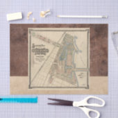 World's Fair Chicago Souvenir Map, 1893 Decopage 薄葉紙 (クラフト)