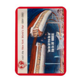 World's Fair Monorail, New York 1964ヴィンテージPostc マグネット (縦)