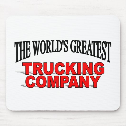 World's GreatestのTrucking Companyの マウスパッド (正面)