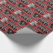 World's Greatestパパは自分の写真をラップに追加 ラッピングペーパー (角)