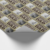 World's Greatestパパは自分の写真をラップに追加 ラッピングペーパー (角)