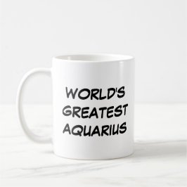 "World's Greatest Aquarius" Mug コーヒーマグカップ