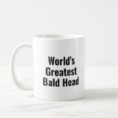 World's Greatest Bald Head コーヒーマグカップ (左)
