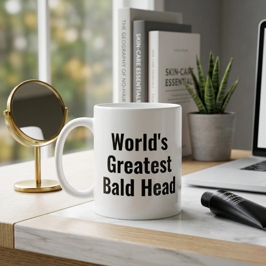 World's Greatest Bald Head コーヒーマグカップ