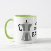 World's Greatest Barista Moka Pot Coffee Mug マグカップ (左)