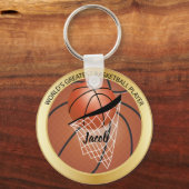 World's Greatest Basketball Player キーホルダー (正面)