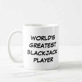 "World's Greatest Blackjack Player" Mug コーヒーマグカップ