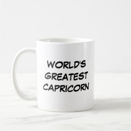 "World's Greatest Capricorn" Mug コーヒーマグカップ