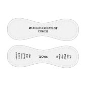 World's Greatest Coach Personalized Baseball 野球ボール (パネル)