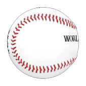 World's Greatest Coach Personalized Baseball 野球ボール (正面左)