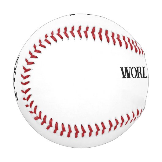 World's Greatest Coach Personalized Baseball 野球ボール (正面左)