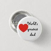 World's greatest dad 缶バッジ (正面&裏面)
