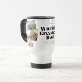 World's Greatest Dad 6 Photo Collage トラベルマグ (正面左)