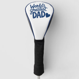 'World's Greatest Dad' Father's Day, Birthday Gift ゴルフヘッドカバー
