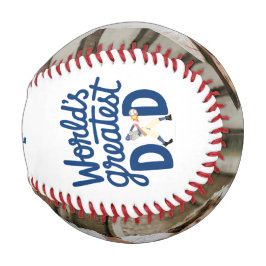 World's Greatest Dad Fathers Day Photo Collage 野球ボール