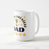 World's Greatest Dad, Gold Stars, コーヒーマグカップ (正面右)