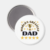 World's Greatest Dad, gold stars, マグネット (正面/裏面)
