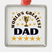 World's Greatest Dad, gold stars, メタルオーナメント (正面)