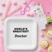 World's Greatest Doctor ペーパープレート (パーティー)