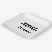 World's Greatest Doctor ペーパープレート (傾斜あり)