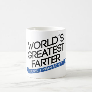 worlds greatest farter banner コーヒーマグカップ