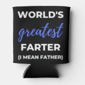 World's Greatest Farter I Mean Father 缶クーラー (正面)