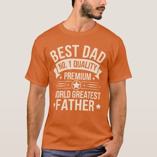 Worlds Greatest Father friends Tシャツ (正面)