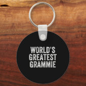World's Greatest Grammie Funny Grandma Joke Mother キーホルダー (正面)