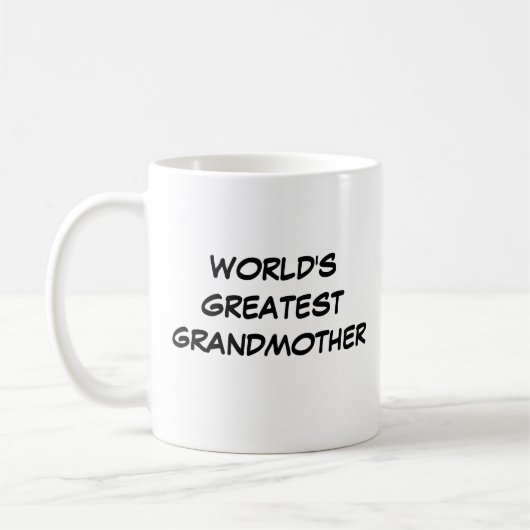 "World's Greatest Grandmother" Mug コーヒーマグカップ (左)