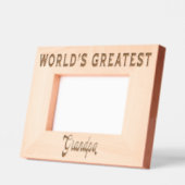 World's Greatest Grandpa レーザー彫刻フレーム (左)