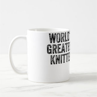 World'S Greatest Knitter Funny Knitting Crochet コーヒーマグカップ