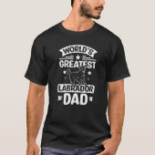 World's greatest labrador dad Premium Tシャツ (正面)